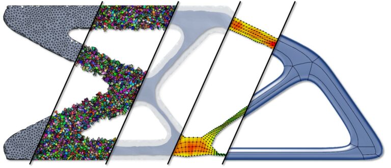 Computational Geometry Reconstruction from 3D Topology Optimization Results