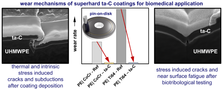 Wear Mechanism of Superhard Tetrahedral Amorphous Carbon (ta-C) Coatings for Biomedical Applications