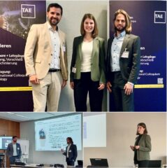 Klara Feile and Benedict Rothammer at the 24th International Tribology Colloquium