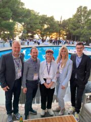 Prof. Sandro Wartzack, Dr.-Ing. Stefan Götz, Judith van Remmen, Jessica Pickel and Simon Schleifer at the 18th International DESIGN Conference in Cavtat, Dubrovnik, Croatia