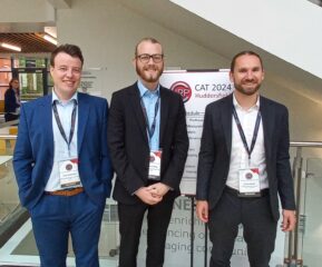 Paul Schächtl, Stephan Freitag and Stefan Götz at the CIRP CAT Conference 2024