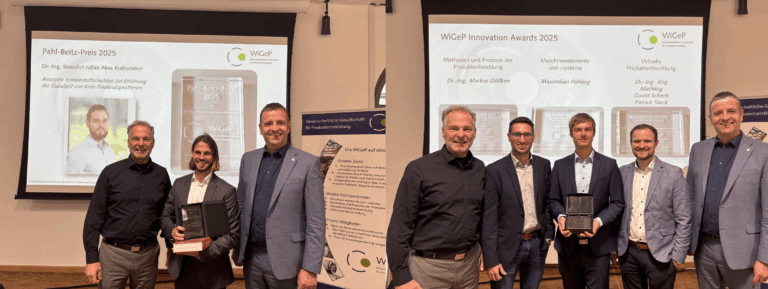 KTmfk receives Pahl-Beitz Prize and WiGeP Innovation Award 2025
